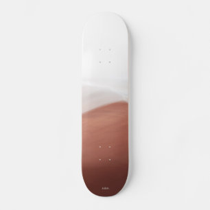 abstraktes Skateboard-Foto in Rot und Weiß Skateboard