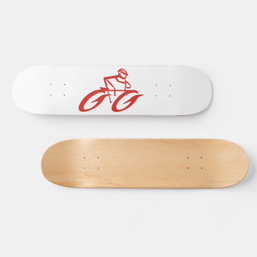 Abstraktes Skateboard für Radsportler (Horizontal)