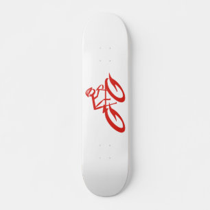 Abstraktes Skateboard für Radsportler