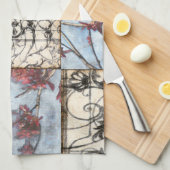 Abstraktes Skelettbild mit Paneelen Handtuch (Viertel Falte)