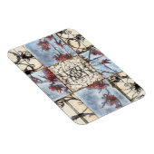 Abstraktes Skelettbild mit Paneelen Magnet (Rechte Seite)