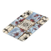 Abstraktes Skelettbild mit Paneelen Magnet (Linke Seite)