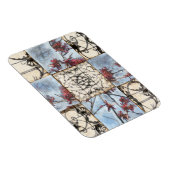 Abstraktes Skelettbild mit Paneelen Magnet (Rechte Seite)