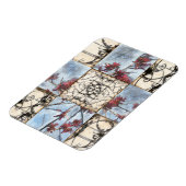 Abstraktes Skelettbild mit Paneelen Magnet (Linke Seite)