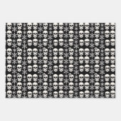 Abstraktes Skelettdesign Geschenkpapier Set (Vorderseite)