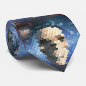 Abstraktes Skull Krawatte (Gerollt)