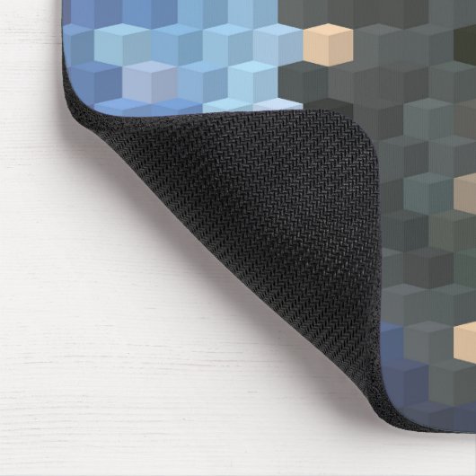 Abstraktes Skull Mousepad (Ecke)