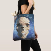Abstraktes Skull Tasche (Von Nahem)