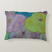 Abstraktes Sommerkleid Dekokissen (Rückseite)