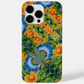 Abstraktes Sonnenblumenfeld | Retrofloral Case-Mate iPhone Hülle (Rückseite)