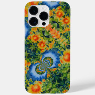 Abstraktes Sonnenblumenfeld Retrofloral Case-Mate iPhone 14 Pro Max Hülle