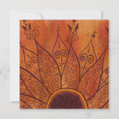 Abstraktes Sonnenblumenmuster (Vorderseite)