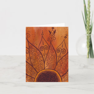 Abstraktes Sonnenblumenmuster