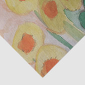 Abstraktes Sonnenblumenpapier Seidenpapier (Ausschnitt)