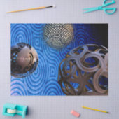 abstraktes Sphäropapier Seidenpapier (Basteln)