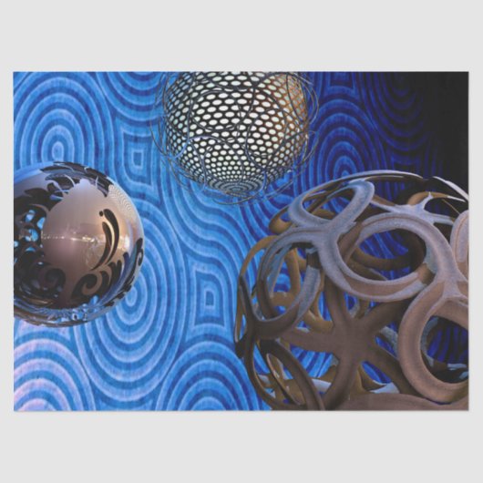 abstraktes Sphäropapier Seidenpapier (Vorderseite)