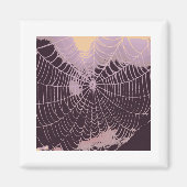 Abstraktes Spider Web Magnet (Vorne)