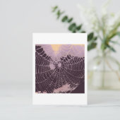 Abstraktes Spider Web Postkarte (Stehend Vorderseite)