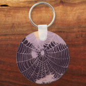 Abstraktes Spider Web Schlüsselanhänger (Vorderseite)