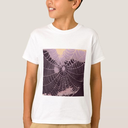 Abstraktes Spider Web T-Shirt (Vorderseite)