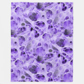 Abstraktes Spiderweb-Fraktal - Nahtloses Muster 1 Fleecedecke (Vorderseite)