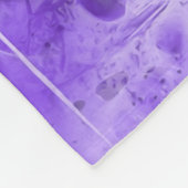 Abstraktes Spiderweb-Fraktal - Nahtloses Muster 1 Fleecedecke (Ecke)