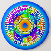 Abstraktes Spinnrad Button (Vorderseite)