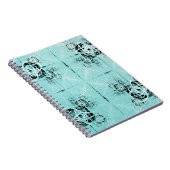 Abstraktes Spiral Delight Spiral Notebook Notizblock (Rechte Seite)