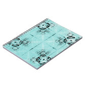 Abstraktes Spiral Delight Spiral Notebook Notizblock (Linke Seite)