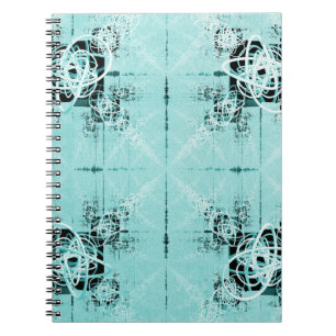 Abstraktes Spiral Delight Spiral Notebook Notizblock
