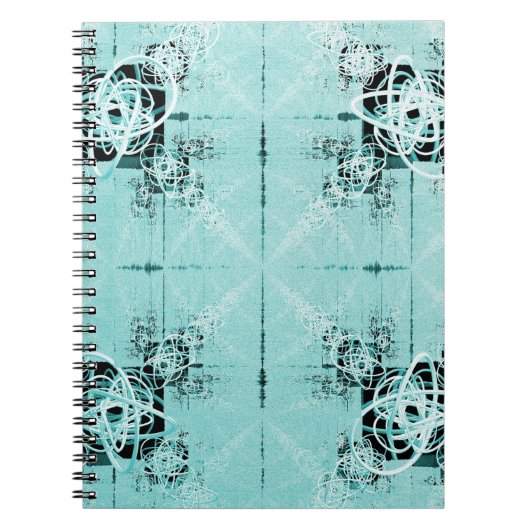 Abstraktes Spiral Delight Spiral Notebook Notizblock (Vorderseite)