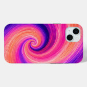Abstraktes Spiral-Farbschwung-Muster Case-Mate iPhone Hülle (Rückseite (Horizontal))