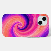 Abstraktes Spiral-Farbschwung-Muster Case-Mate iPhone Hülle (Rückseite (Horizontal))
