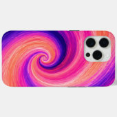 Abstraktes Spiral-Farbschwung-Muster Case-Mate iPhone Hülle (Rückseite (Horizontal))