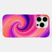 Abstraktes Spiral-Farbschwung-Muster Case-Mate iPhone Hülle (Rückseite (Horizontal))
