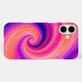 Abstraktes Spiral-Farbschwung-Muster Case-Mate iPhone Hülle (Rückseite (Horizontal))