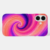 Abstraktes Spiral-Farbschwung-Muster Case-Mate iPhone Hülle (Rückseite (Horizontal))