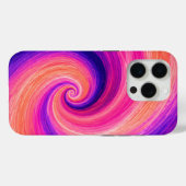 Abstraktes Spiral-Farbschwung-Muster Case-Mate iPhone Hülle (Rückseite (Horizontal))