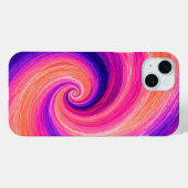 Abstraktes Spiral-Farbschwung-Muster Case-Mate iPhone Hülle (Rückseite (Horizontal))