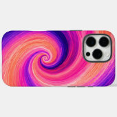Abstraktes Spiral-Farbschwung-Muster Case-Mate iPhone Hülle (Rückseite (Horizontal))