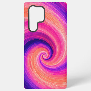 Abstraktes Spiral-Farbschwung-Muster Samsung Galaxy Hülle
