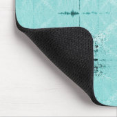 Abstraktes Spiral-Mauspad mit Freude Mousepad (Ecke)