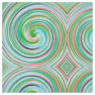 Abstraktes Spiraldrehmuster Stoff