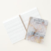 Abstraktes SpiralNotebook mit Wasserfarbe Notizblock (Innenseite)