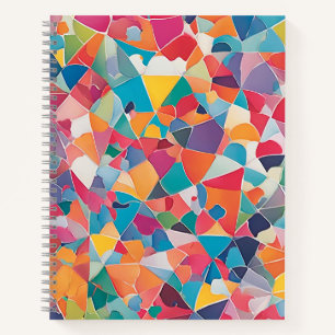 Abstraktes SpiralNotebook - Modernes Design Notizblock