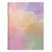 Abstraktes SpiralNotebook Notizblock (Vorderseite)