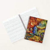 Abstraktes SpiralNotebook Notizblock (Innenseite)
