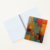 Abstraktes SpiralNotebook Notizblock (Innenseite)
