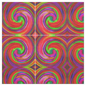 Abstraktes Spiralwirbelmuster #105 Stoff (Muster)