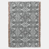 Abstraktes Spiralwirbelmuster #56 Decke (Vorderseite Vertikal)